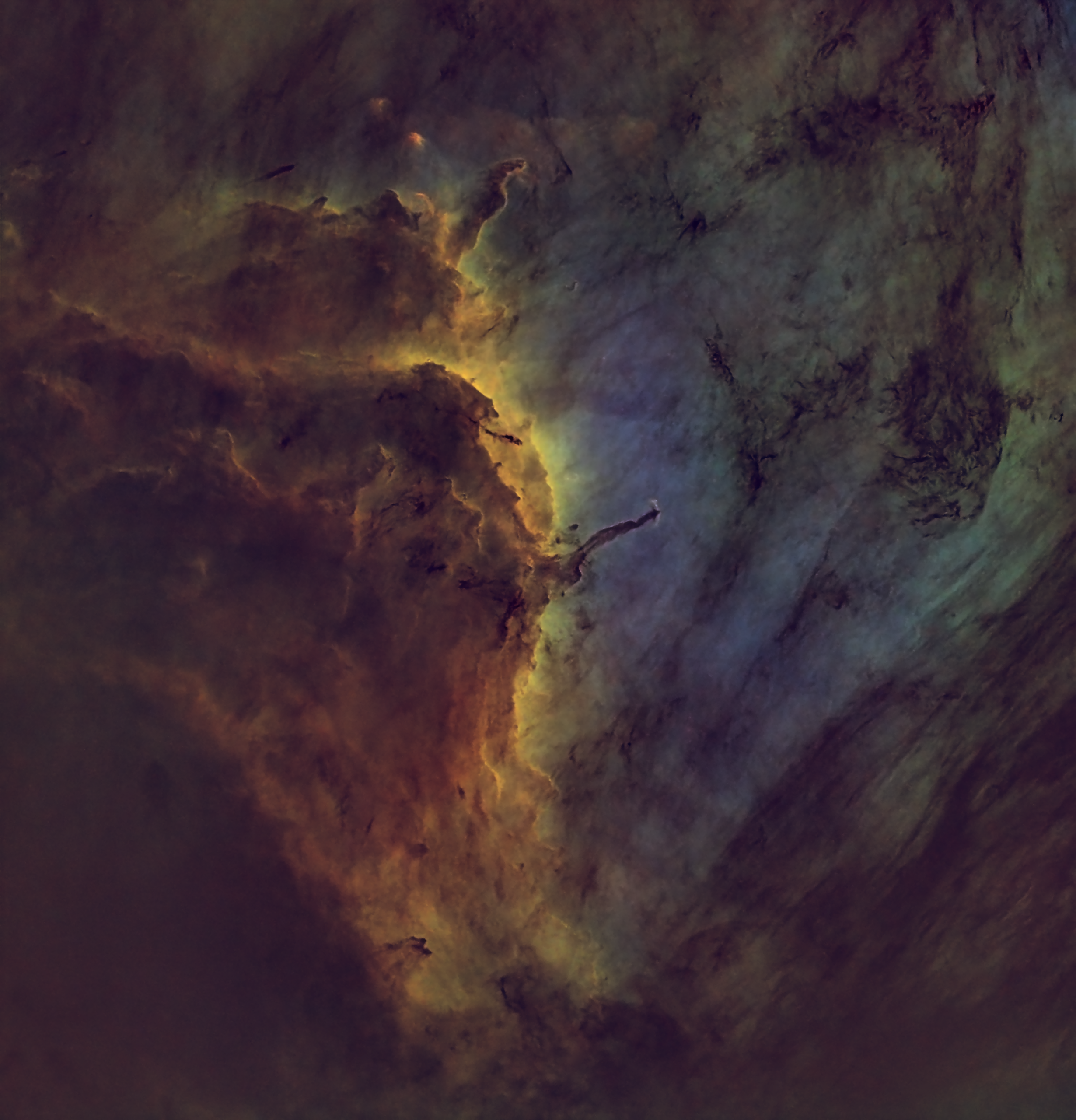 Pelican Nebula In Detail Starless